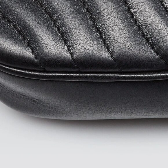 Louis Vuitton Black Quilted Leather New Wave Heart - Picture 4 of 10